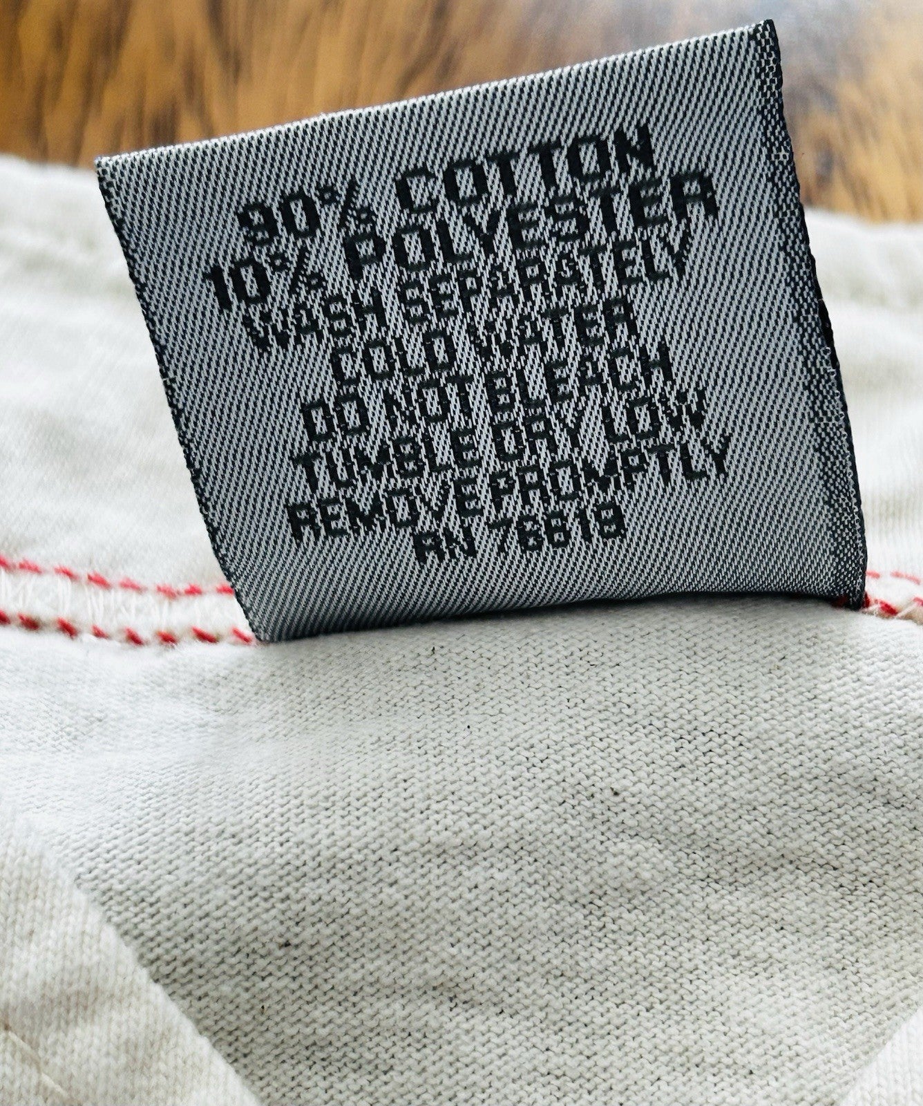 Badger Sportswear Men's Baseball Button-Up Shirt L White Red Short Sleeve4