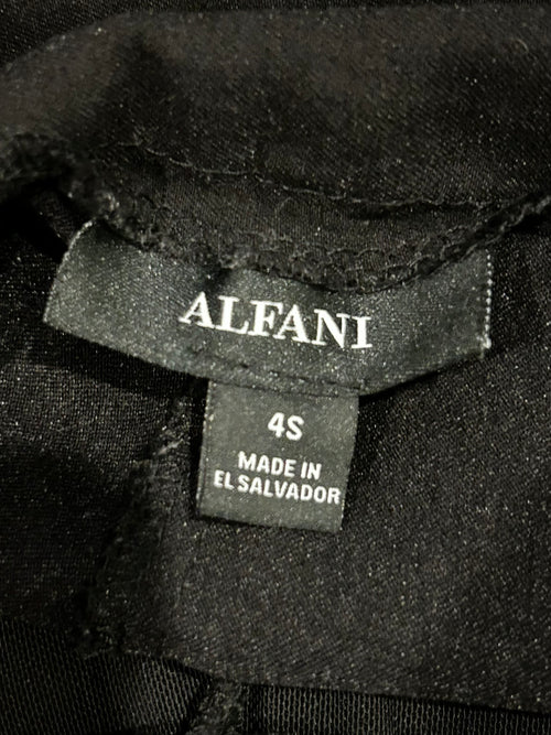 Alfani Black Slim Ankle Dress Pants Women Size 4S